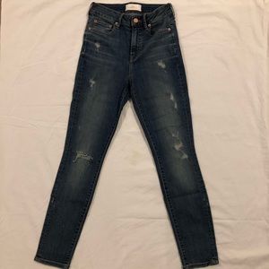 Aritzia The Casting Distressed Skinny Jeans